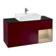 V&B Meuble sous lavabo Finion 120 cm, Pl bleu m, Reg droite Oa ven, Peo m-1