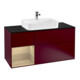 V&B Meuble sous lavabo Finion 120 cm, Pl bleu m, Reg ga Oa ven, Peo m-1