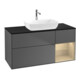 V&B Meuble sous lavabo Finion 120 cm, Pl bleu m, Reg Oa ven, Anthracite m-1
