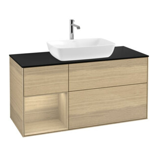 V&B Meuble sous lavabo Finion 120 cm, Pl bleu m, Reg Oa ven, Oa ven