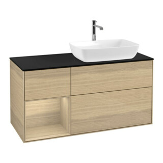 V&B Meuble sous-lavabo Finion 120 cm, Pl bleu m, Reg Oa ven, Oa ven