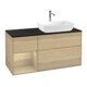 V&B Meuble sous-lavabo Finion 120 cm, Pl bleu m, Reg Oa ven, Oa ven-1