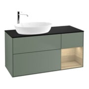 V&B Meuble sous lavabo Finion 120 cm, Pl bleu m, Rég Oa ven, Oli. m Lac-1