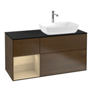 V&B Meuble sous lavabo Finion 120 cm, Pl bleu m, Reg Oa ven, wal ven
