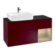 V&B Meuble sous lavabo Finion 120 cm, Pl bleu m, Reg re Oa ven, Peo m