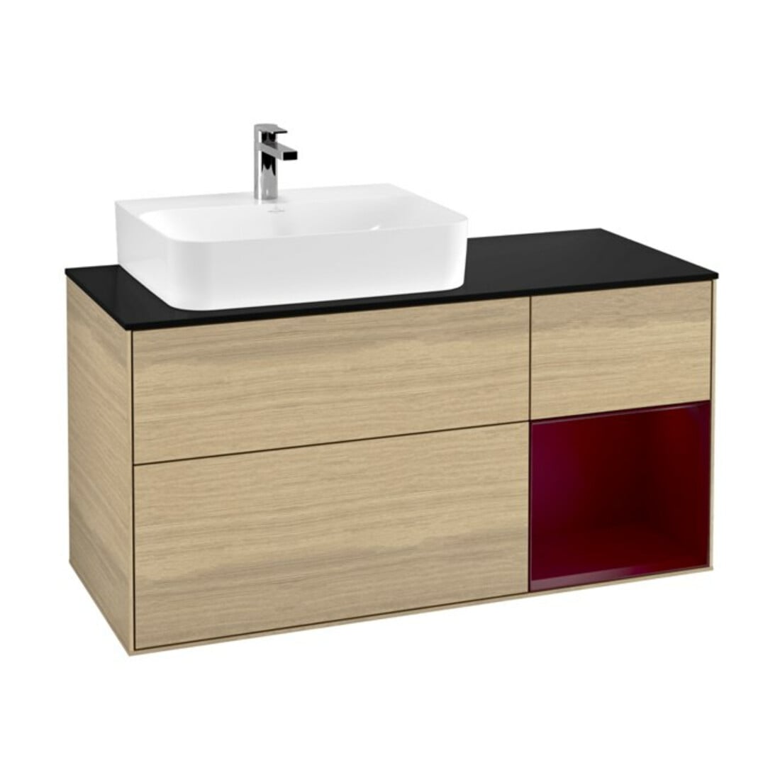 V&B Meuble sous lavabo Finion 120 cm, Pl bleu m, Reg re Peo, Oa ven