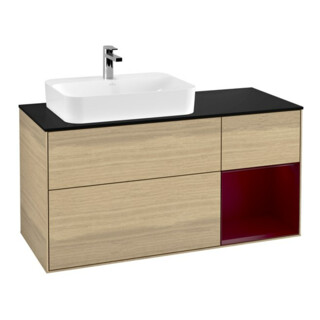 V&B Meuble sous lavabo Finion 120 cm, Pl bleu m, Reg re Peo, Oa ven