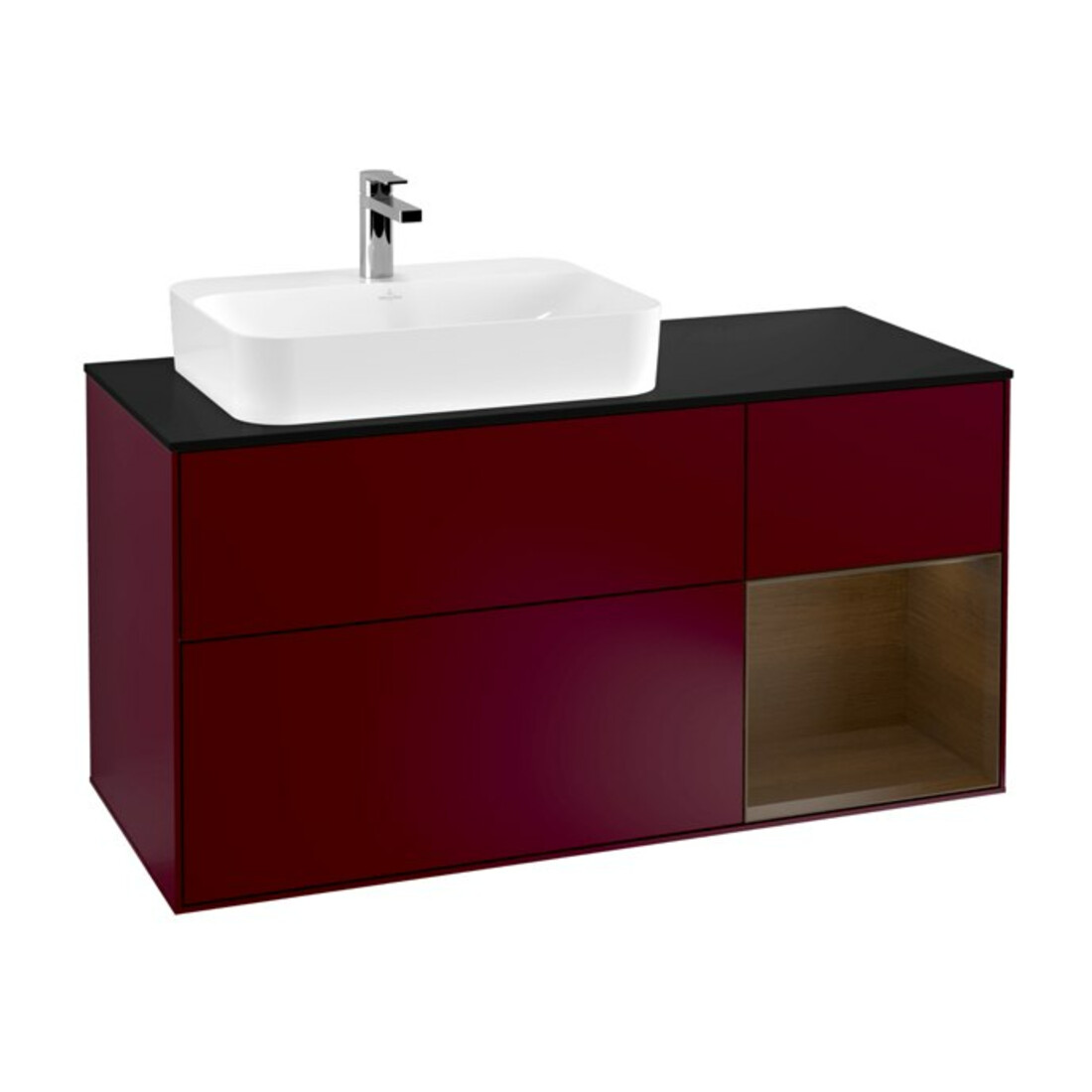 V&B Meuble sous lavabo Finion 120 cm, Pl bleu m, Reg re wal ven, Peo m