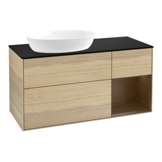 V&B Meuble sous lavabo Finion 120 cm, Pl bleu m, Reg wal ven, Oa ven