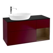 V&B Meuble sous lavabo Finion 120 cm, Pl bleu m, Reg wal ven, Peo m