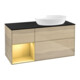 V&B Meuble sous lavabo Finion 120 cm, Pl bleu m, Regor doré m Lac, Oa ven-1