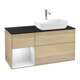 V&B Meuble sous lavabo Finion 120 cm, Pl bleu mat, Reg blanc mat Lac, Oa ven-1