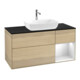 V&B Meuble sous lavabo Finion 120 cm, Pl bleu mat, Reg blanc mat, Oa ven-1