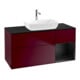 V&B Meuble sous lavabo Finion 120 cm, Pl bleu mat, Reg bleu mat Lac, Peo mat-1