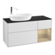 V&B Meuble sous-lavabo Finion 120 cm, Pl bleu mat, Reg Oa ven, blanc mat Lac-1