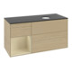 V&B Meuble sous lavabo Finion 120 cm, Pl bleu mat, Reg si Gris mat Lac, Oa ven-4