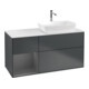 V&B Meuble sous lavabo Finion 120 cm, Pl w m, Rg A m Lac, md bl. m Lac-1