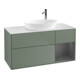 V&B Meuble sous lavabo Finion 120 cm, Pl w m, Rg A m Lac, Oli. m Lac-1