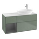 V&B Meuble sous lavabo Finion 120 cm, Pl w m, Rg A m Lac, Oli. m Lac-1