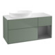 V&B Meuble sous lavabo Finion 120 cm, Pl w m, Rg A m Lac, Oli. m Lac-1