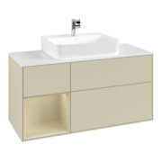 V&B Meuble sous lavabo Finion 120 cm, Pl w m, Rg l si G m La, si G m La