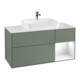 V&B Meuble sous lavabo Finion 120 cm, Pl w m, Rg r g w Lac, Oli. m Lac-1