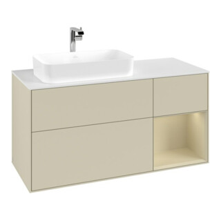 V&B Meuble sous lavabo Finion 120 cm, Pl w m, Rg r si G m La, si G m La