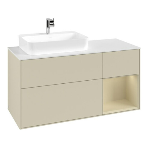 V&B Meuble sous lavabo Finion 120 cm, Pl w m, Rg r si G m La, si G m La