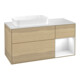 V&B Meuble sous lavabo Finion 120 cm, Pl w m, Rg re glo wh. Lac, Oa ven-1