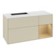 V&B Meuble sous lavabo Finion 120 cm, Pl w m, Rg re Oa ven, si Gr m Lac