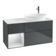 V&B Meuble sous lavabo Finion 120 cm, Pl w m, Rg w m Lac, éclairage mural, md bl. m Lac-1