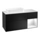 V&B Meuble sous-lavabo Finion 120 cm, placage blanc mat, laqué rouge gris, laqué bleu mat-1