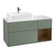 V&B Meuble sous-lavabo Finion 120 cm, placage bois, chêne naturel huilé, laqué mat-1