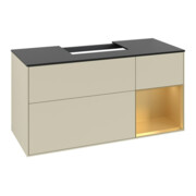 V&B Meuble sous lavabo Finion 120cm, Pl b m, Reg re gol m, si Gr m Lac-3