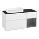 V&B Meuble sous lavabo Finion 120x60 cm, Anthracite mat, blanc brillant-1