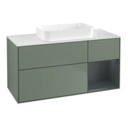 V&B Meuble sous lavabo Finion 120x60 cm, chêne naturel mat laqué, huile mat laqué