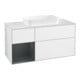 V&B Meuble sous-lavabo Finion 120x60 cm, laqué blanc brillant-1