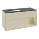 V&B Meuble sous lavabo Finion 120x60 cm, laque gris clair, laque gris clair-4