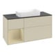 V&B Meuble sous lavabo Finion 120x60 cm, laque gris clair, laque gris moyen-1