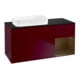 V&B Meuble sous lavabo Finion 120x60 cm, placage noyer, Peony mat-1