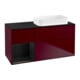 V&B Meuble sous lavabo Finion 120x60 cm, porte gauche, bleu mat Peony-1