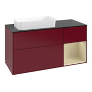 V&B Meuble sous lavabo Finion 120x60 cm, Reg droite gauche, Lacquer, Peo mat-4