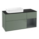 V&B Meuble sous lavabo Finion 120x60 cm, Rg r md bl. m Lac, Oli. m Lac-1