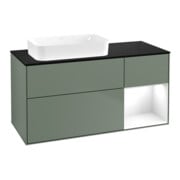 V&B Meuble sous-lavabo Finion 120x60 cm, Rg re glo wh. Lac, Oli. m Lac