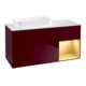 V&B Meuble sous lavabo Finion 120x60 cm, tiroir droit or mat, Pivoine mat-1