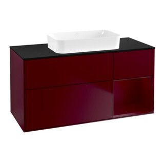 V&B Meuble sous lavabo Finion 120x60 cm, tiroir droit Peony mat