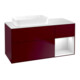 V&B Meuble sous lavabo Finion 120x60 cm, tiroir droite blanc mat Peony-1