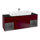 V&B Meuble sous lavabo Finion 160 cm, anthracite mat, laqué, Peony mat-1