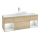 V&B Meuble sous-lavabo Finion 160 cm, blanc mat, placage blanc mat, ven. Oa-1