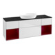 V&B Meuble sous-lavabo Finion 160 cm, Pl b m, Reg Peo m Lac, blanc m Lac-1